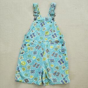 Vintage Butterfly/Flower/Heart Shortalls kids 6